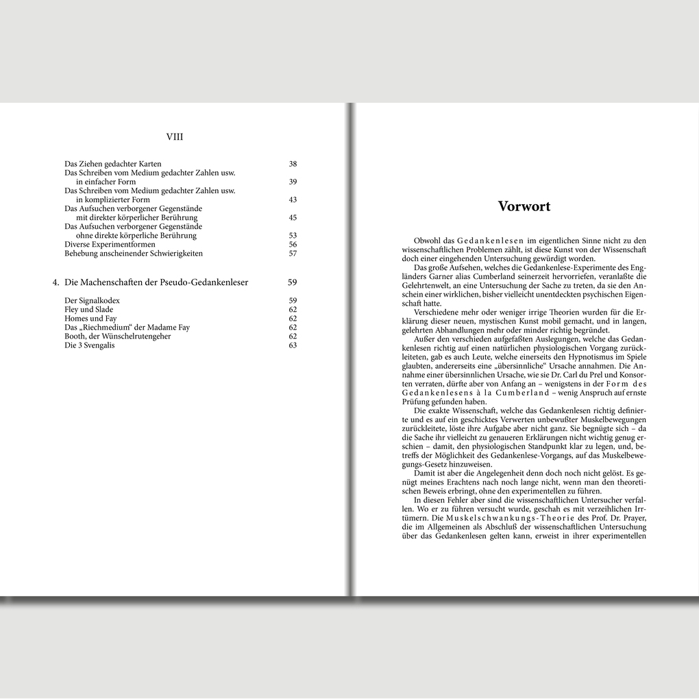 Weitere Ansicht: Das Gedankenlesen | Albert Stadthagen