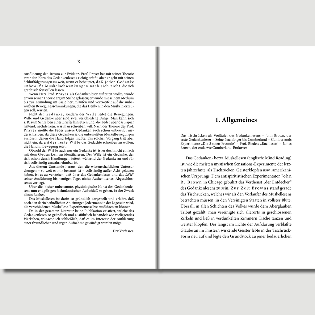 Weitere Ansicht: Das Gedankenlesen | Albert Stadthagen