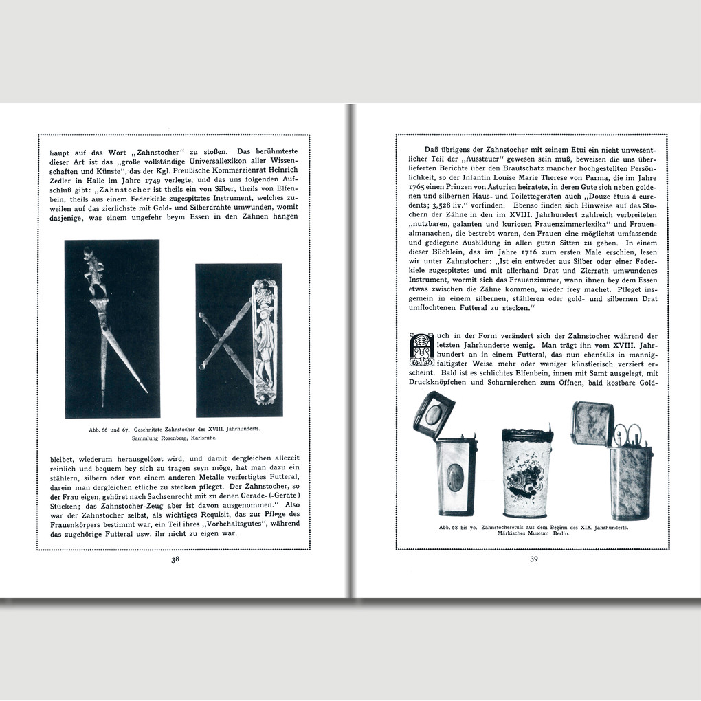 Weitere Ansicht: Der Zahnstocher und seine Geschichte | Hans Sachs