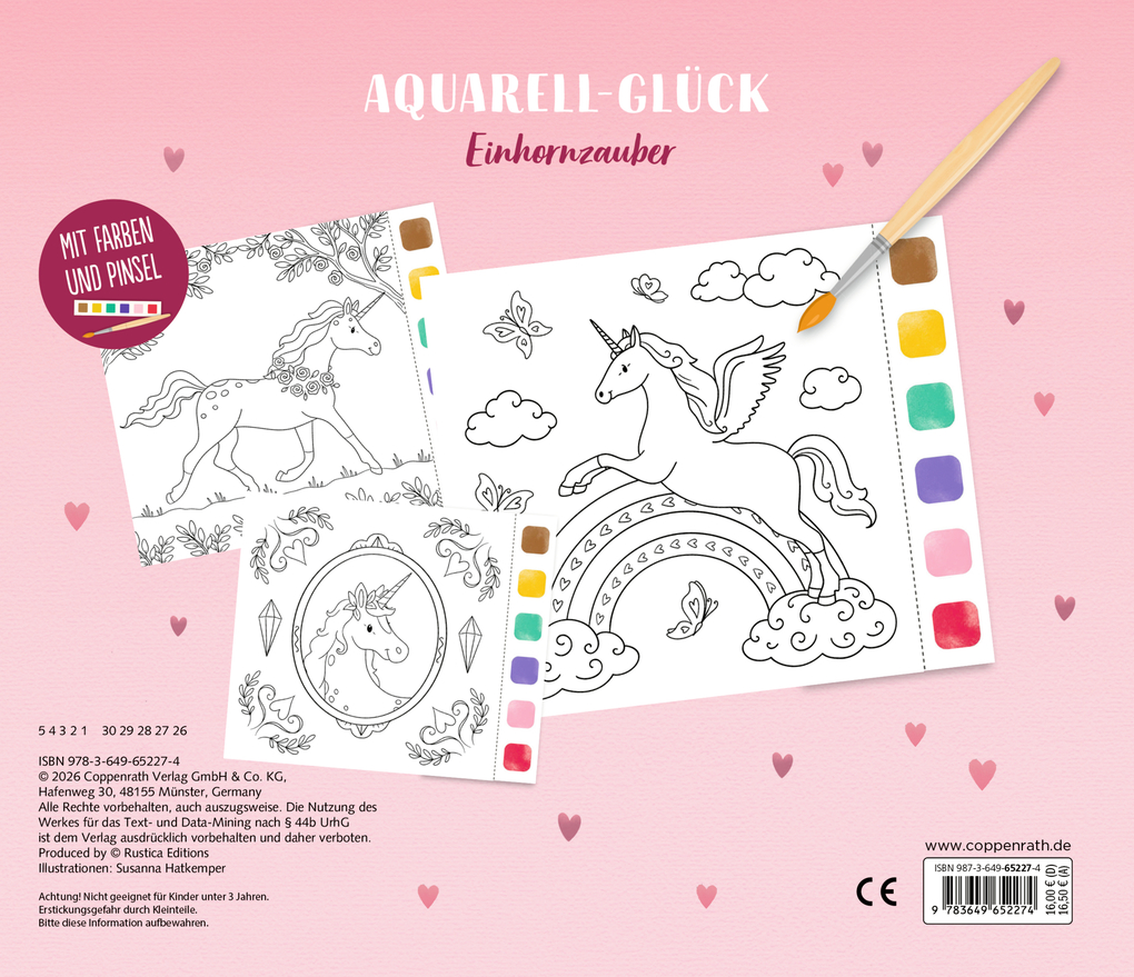 Weitere Ansicht: Aquarell-Glück Einhornzauber