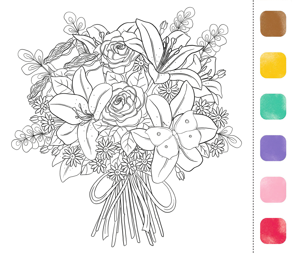 Weitere Ansicht: Aquarell-Glück Gartenzauber