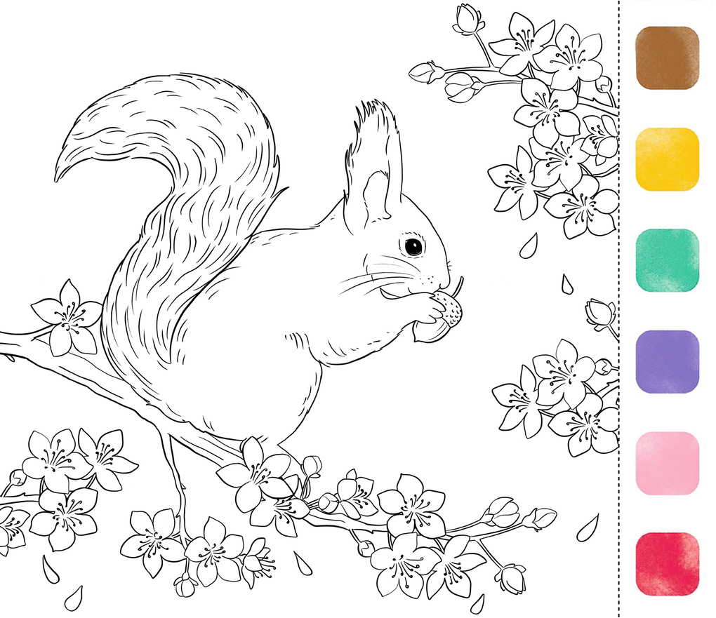 Weitere Ansicht: Aquarell-Glück Gartenzauber