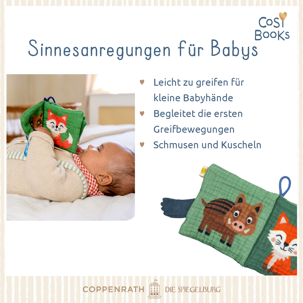 Weitere Ansicht: CosyBooks: Babys Laschenbuch Wald