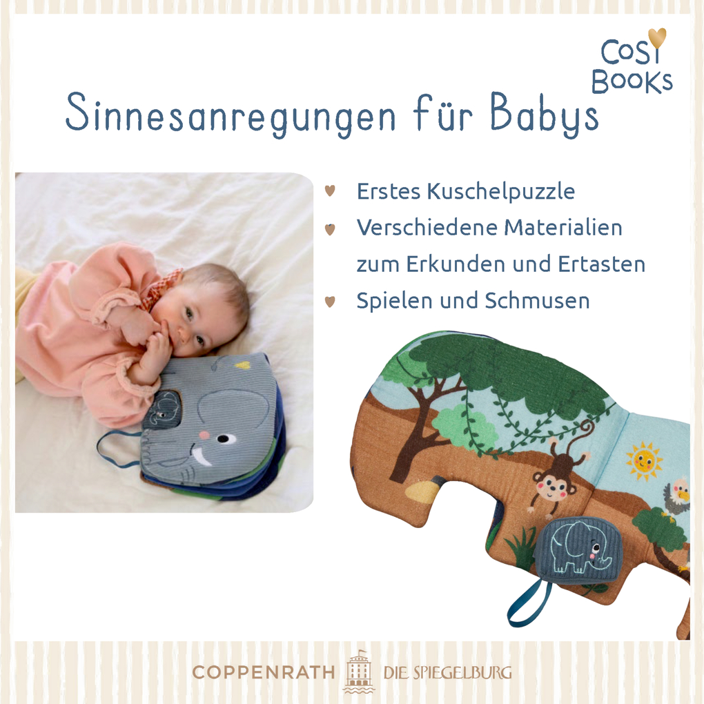 Weitere Ansicht: CosyBooks: Babys Spielbuch Kleiner Elefant