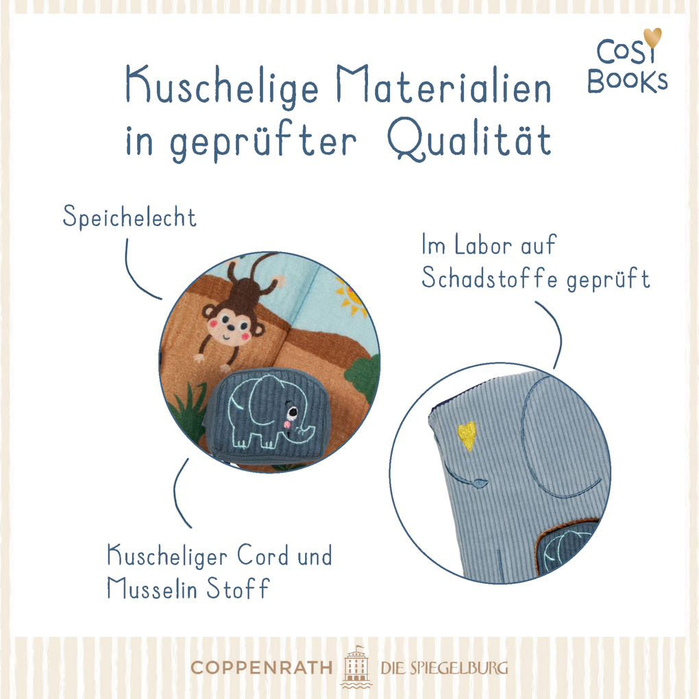 Weitere Ansicht: CosyBooks: Babys Spielbuch Kleiner Elefant