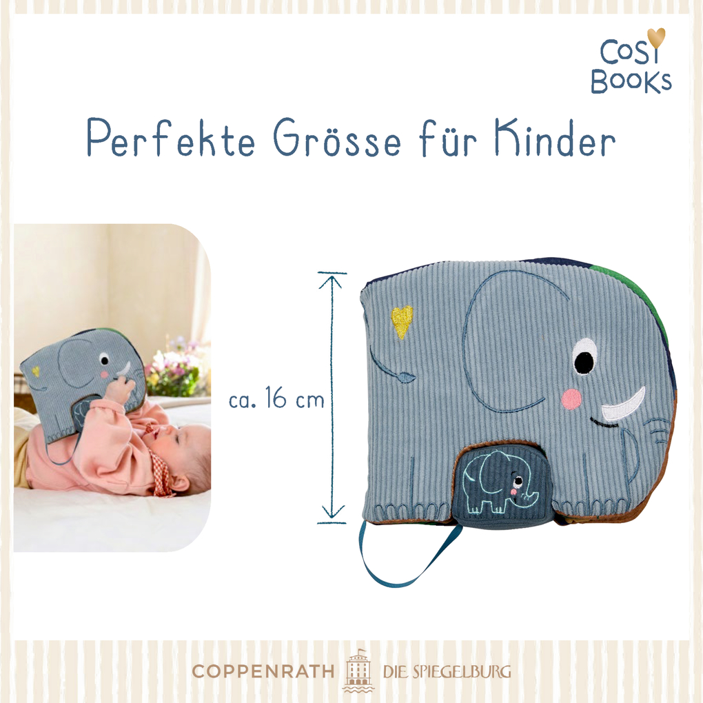 Weitere Ansicht: CosyBooks: Babys Spielbuch Kleiner Elefant
