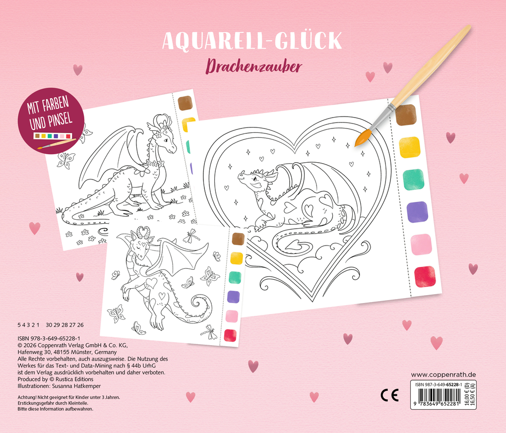 Weitere Ansicht: Aquarell-Glück Drachenzauber