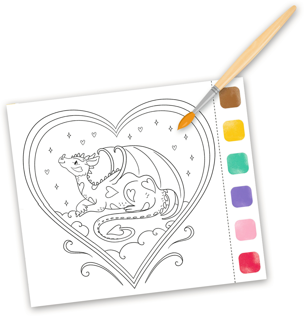 Weitere Ansicht: Aquarell-Glück Drachenzauber