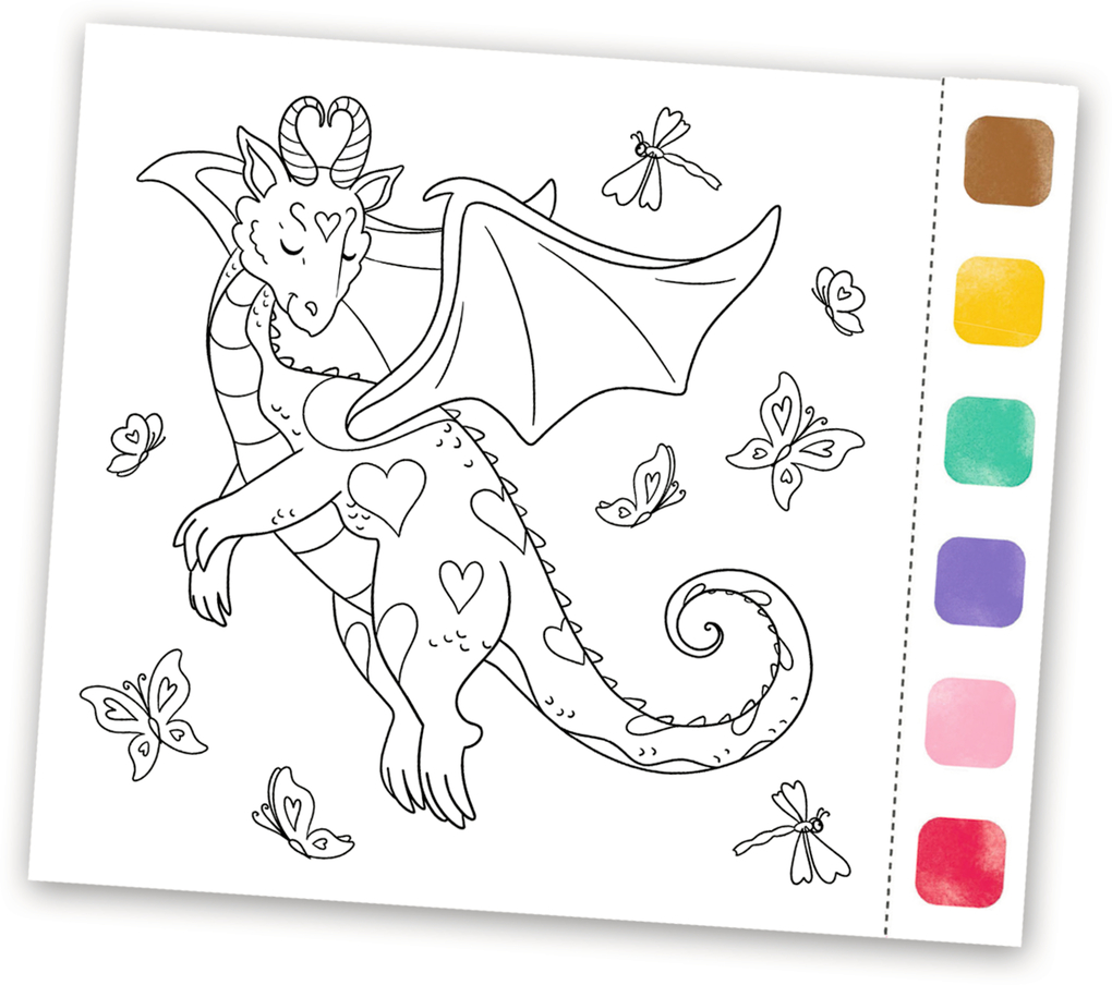 Weitere Ansicht: Aquarell-Glück Drachenzauber