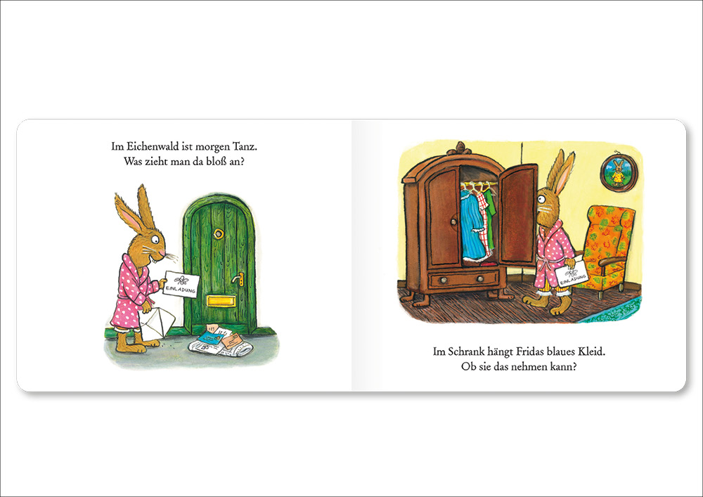 Weitere Ansicht: Frida Hases neues Kleid | Axel Scheffler