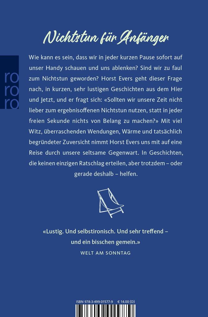 Weitere Ansicht: Zu faul zum Nichtstun | Horst Evers