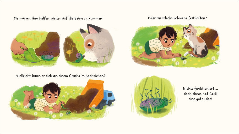 Weitere Ansicht: Carli und Klecks retten einen Käfer | Lisa Hänsch