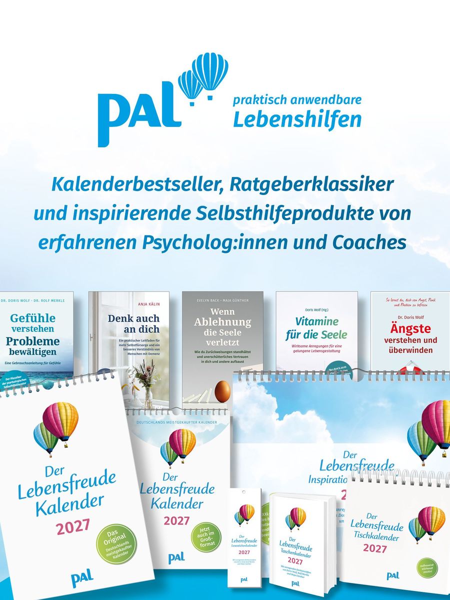 Weitere Ansicht: Der Lebensfreude-Kalender 2027 | Doris Wolf, Rolf Merkle, Maja Günther