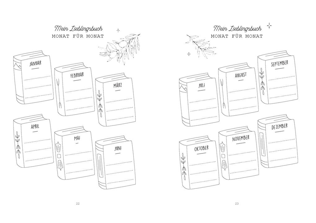 Weitere Ansicht: Book Journal | Julia Myotte