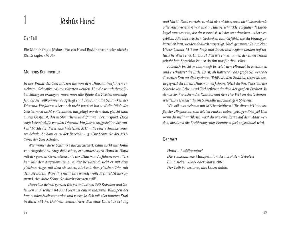 Weitere Ansicht: Die torlose Schranke - Mumonkan - Überarbeitete Neuausgabe | Yamada Kôun