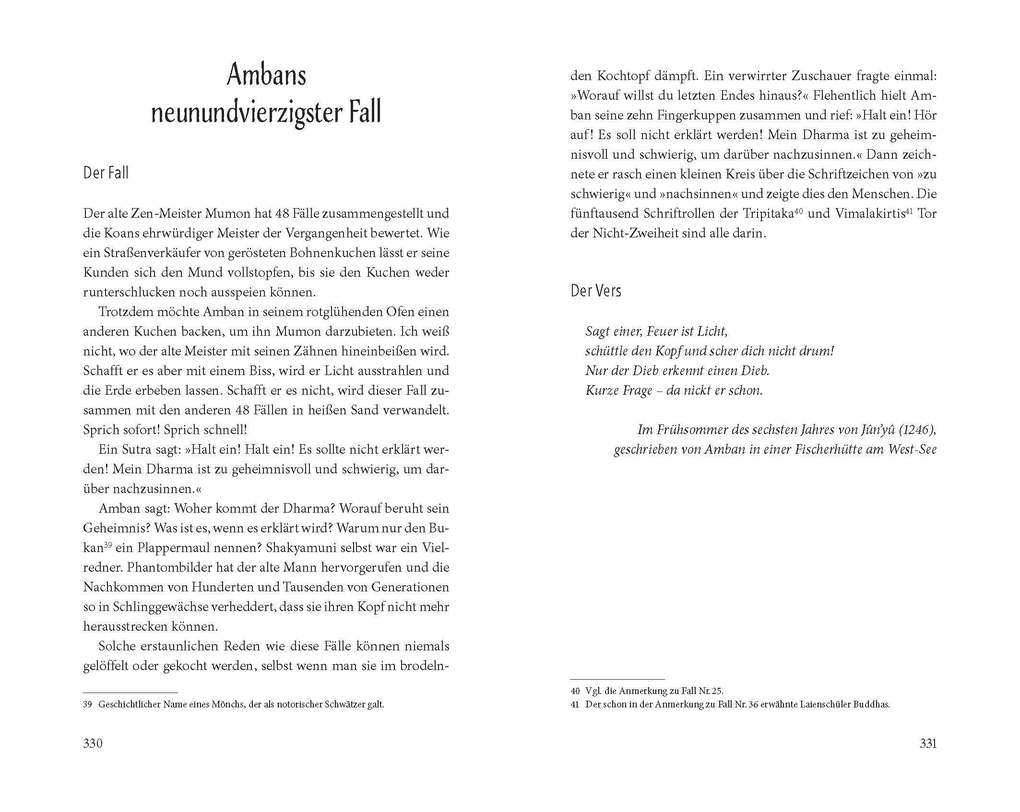 Weitere Ansicht: Die torlose Schranke - Mumonkan - Überarbeitete Neuausgabe | Yamada Kôun