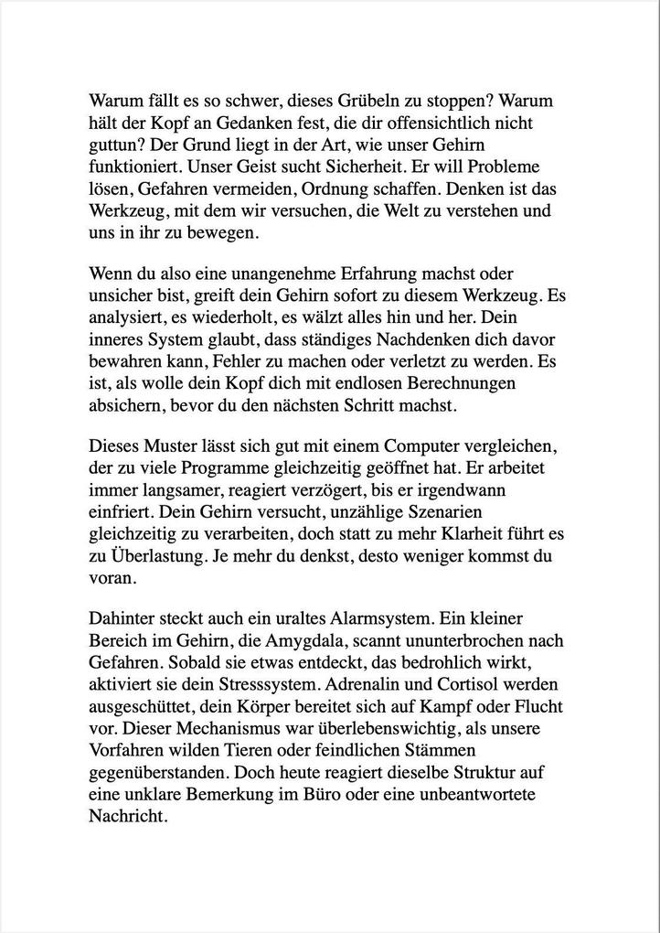 Weitere Ansicht: HÖR AUF, ALLES AN DICH RAN ZU LASSEN