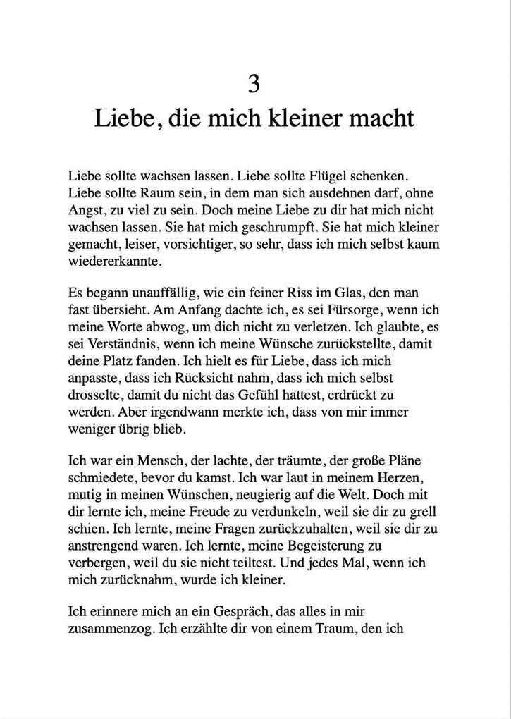 Weitere Ansicht: WENN ES WEH TUT, IST ES KEINE LIEBE!