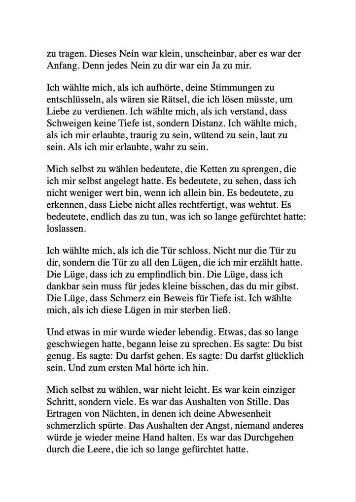 Weitere Ansicht: WENN ES WEH TUT, IST ES KEINE LIEBE!