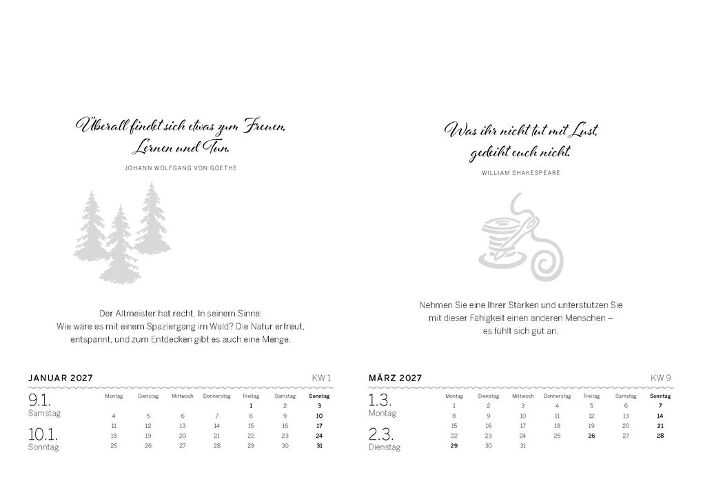 Weitere Ansicht: Glückskalender 2027 | Gerald Drews