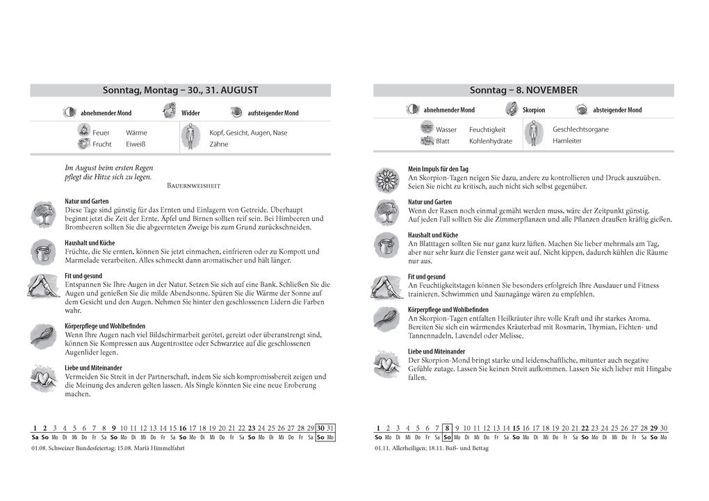 Weitere Ansicht: Mondkalender 2027 | Uschi Ostermeier-Sitkowski