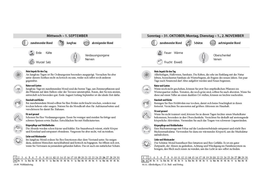 Weitere Ansicht: Mondkalender 2027 | Uschi Ostermeier-Sitkowski