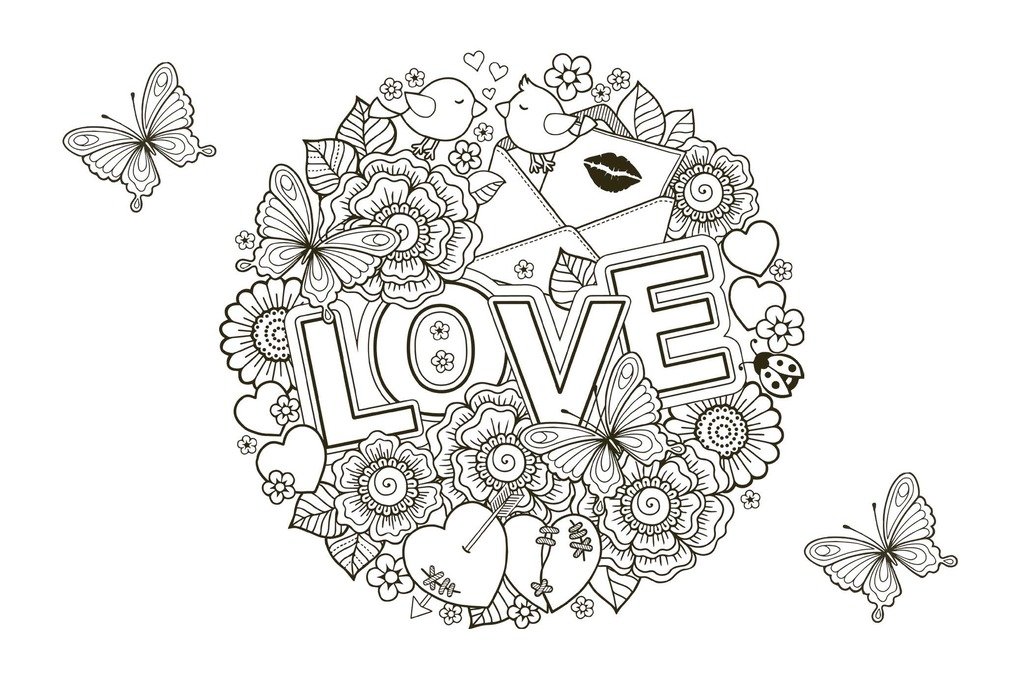 Weitere Ansicht: 50 cozy Karten zum Ausmalen - Liebe Grüße