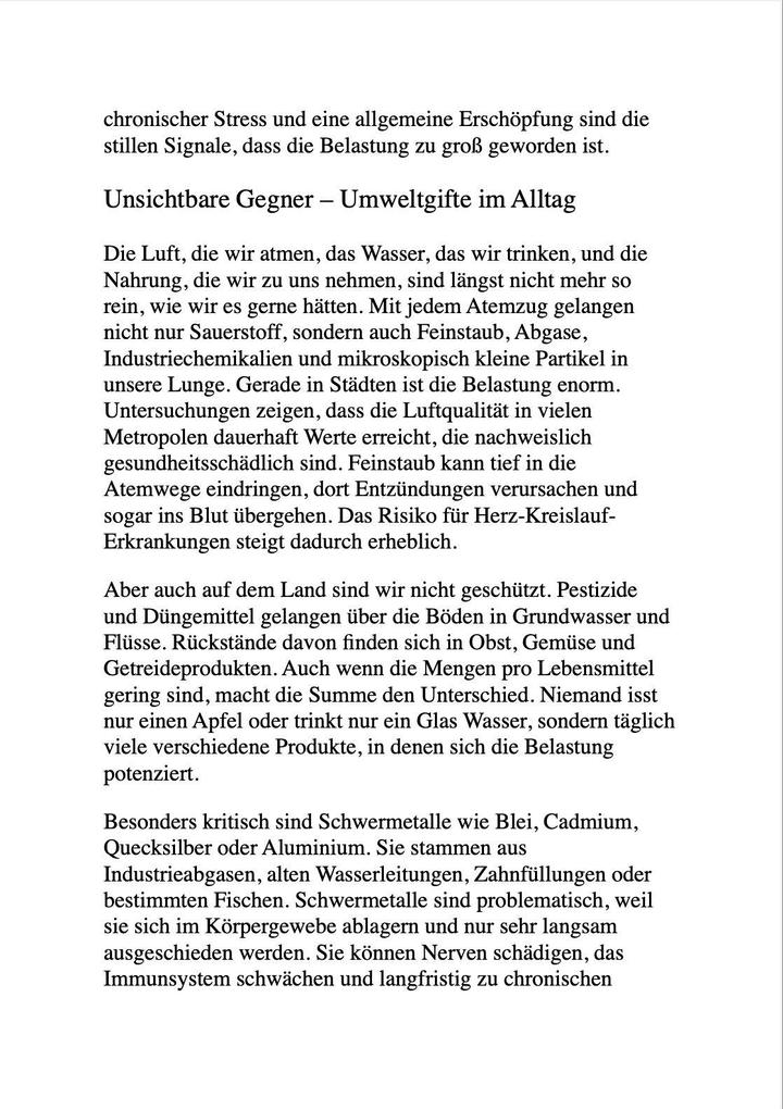 Weitere Ansicht: DIE ENTGIFTUNGS-FORMEL