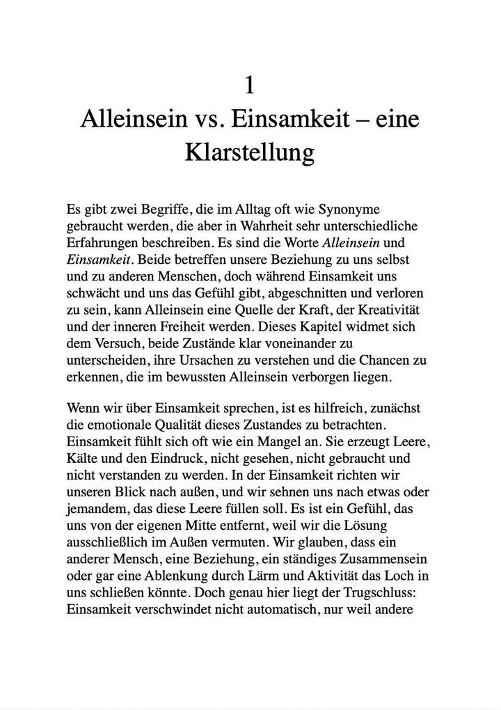 Weitere Ansicht: DIE KUNST, ALLEINE ZU SEIN
