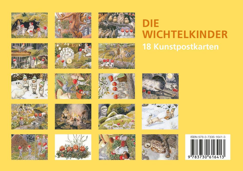 Weitere Ansicht: Postkarten-Set Wichtelkinder