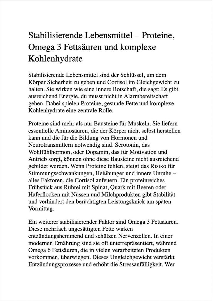 Weitere Ansicht: CORTISOL BALANCE