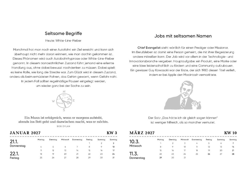 Weitere Ansicht: Der Männer-Kalender 2027 | Gerald Drews