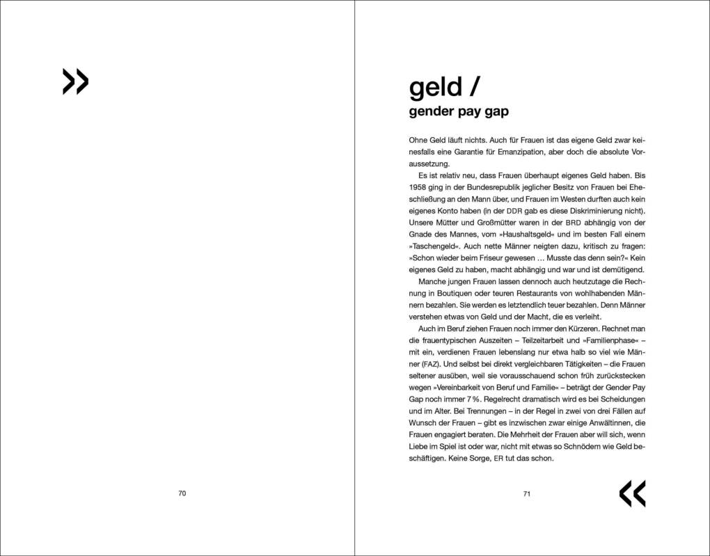 Weitere Ansicht: Feminismus pur. 99 Worte. | Alice Schwarzer