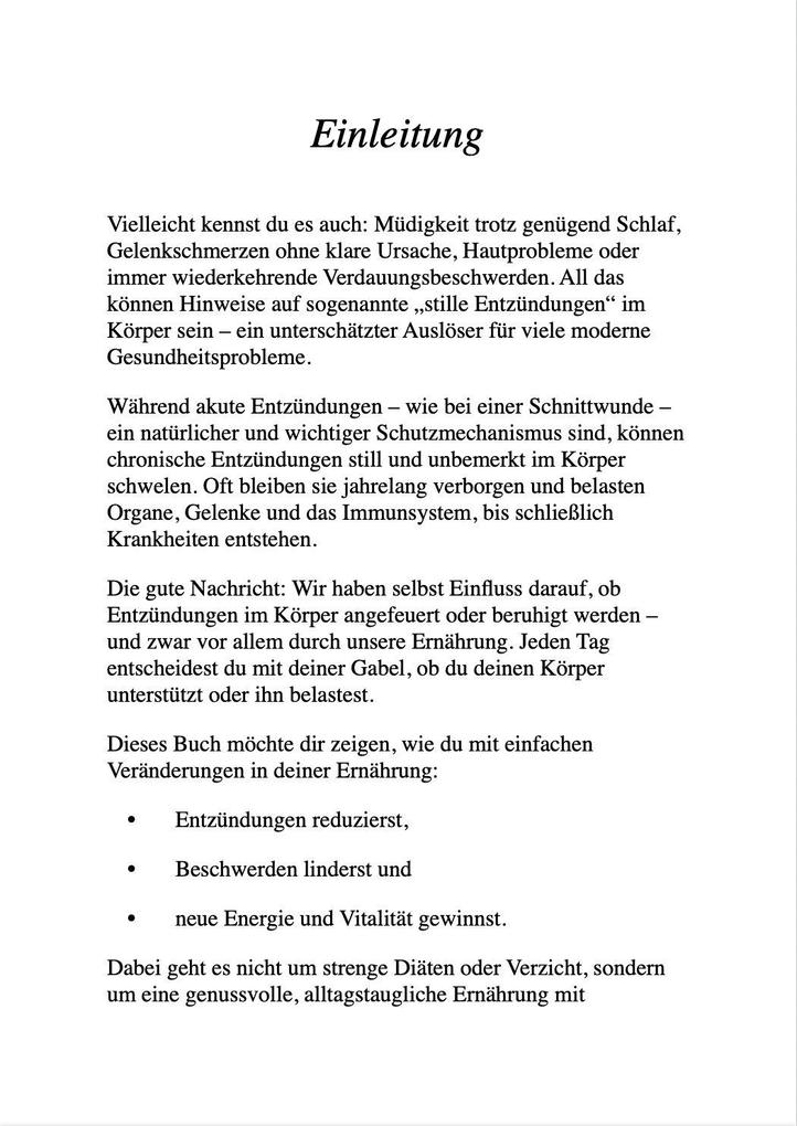 Weitere Ansicht: ANTI-ENTZÜNDLICH ESSEN