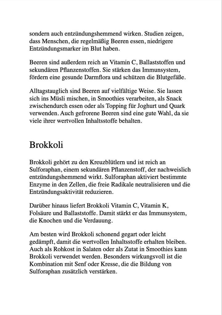 Weitere Ansicht: ANTI-ENTZÜNDLICH ESSEN