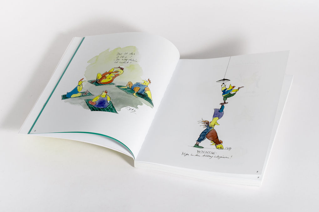 Weitere Ansicht: Yoga- und Wellness-Hühner | Peter Gaymann