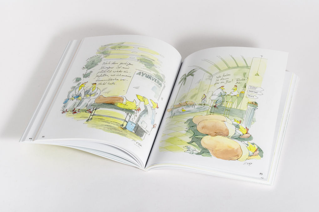 Weitere Ansicht: Yoga- und Wellness-Hühner | Peter Gaymann