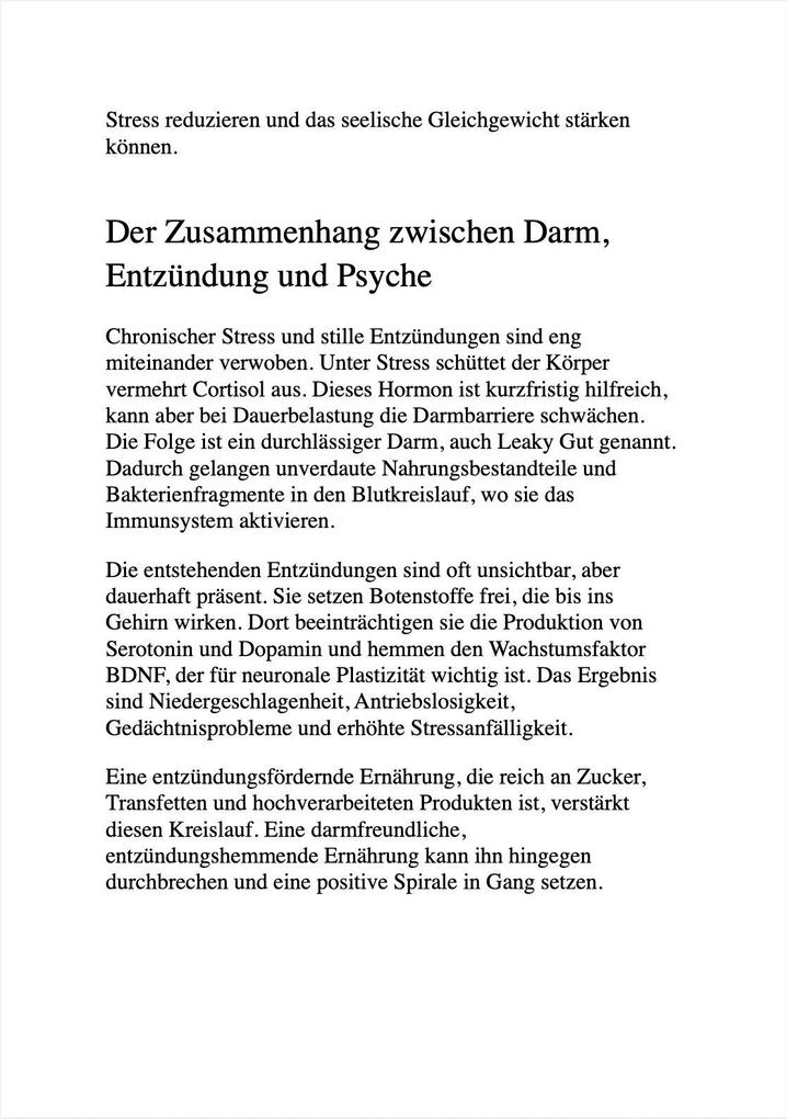 Weitere Ansicht: GEHIRNGEWASCHEN VOM DARM