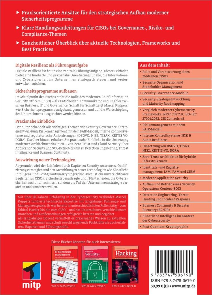 Weitere Ansicht: Informations- und Cybersicherheit | Marcel Küppers
