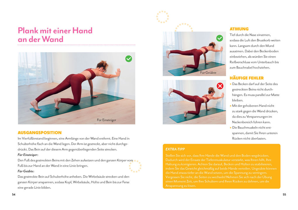 Weitere Ansicht: Wandpilates richtig | Manon Manzone