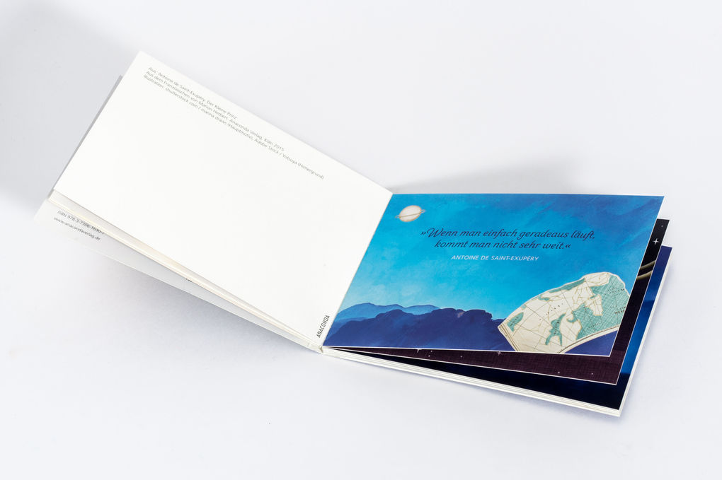 Weitere Ansicht: Postkarten-Set Antoine de Saint-Exupéry