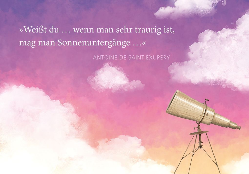 Weitere Ansicht: Postkarten-Set Antoine de Saint-Exupéry
