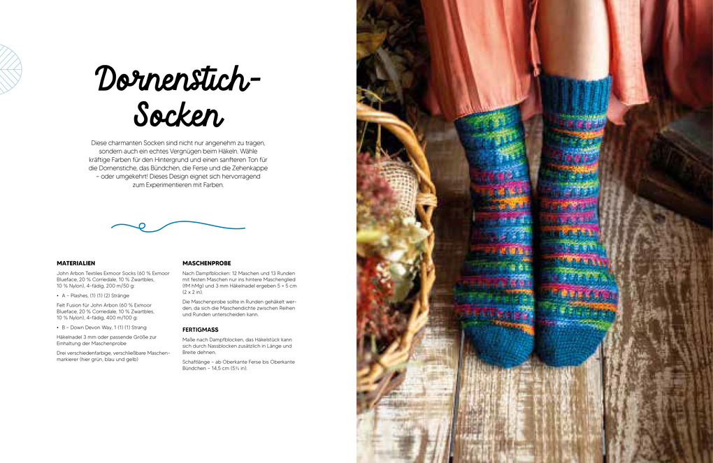 Weitere Ansicht: Das 1x1 der Häkelsocke | Anna Nikipirowicz
