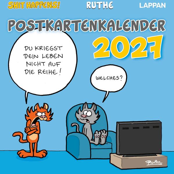 Produktbild: Shit happens! Postkartenkalender 2027 | Ralph Ruthe