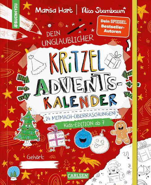 Produktbild: #buch4you: Kritzel-Mitmach-Adventskalender | Marisa Hart, Nico Sternbaum