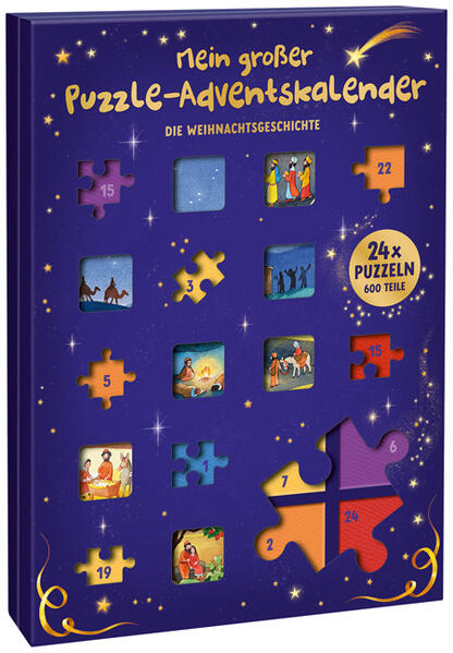 Produktbild: Mein großer Puzzle-Adventskalender - Die Weihnachtsgeschichte