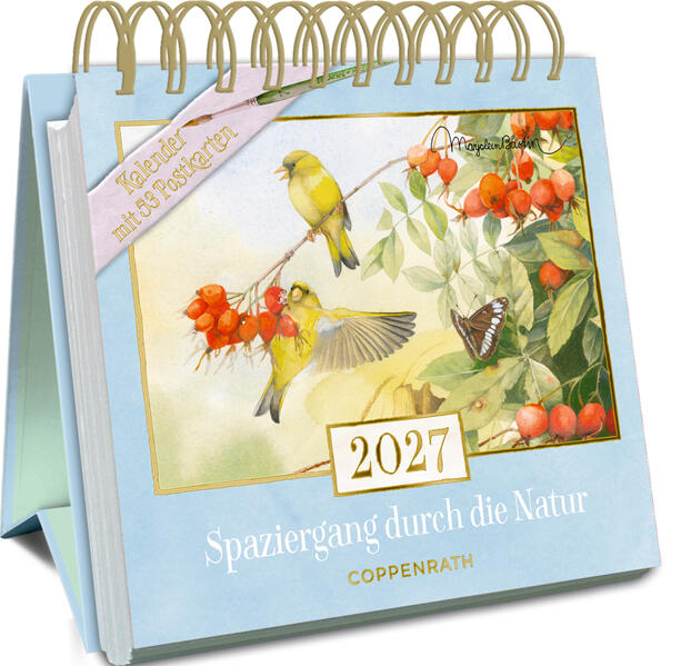 Produktbild: Kalender mit 53 Postkarten 2027 - Spaziergang durch die Natur