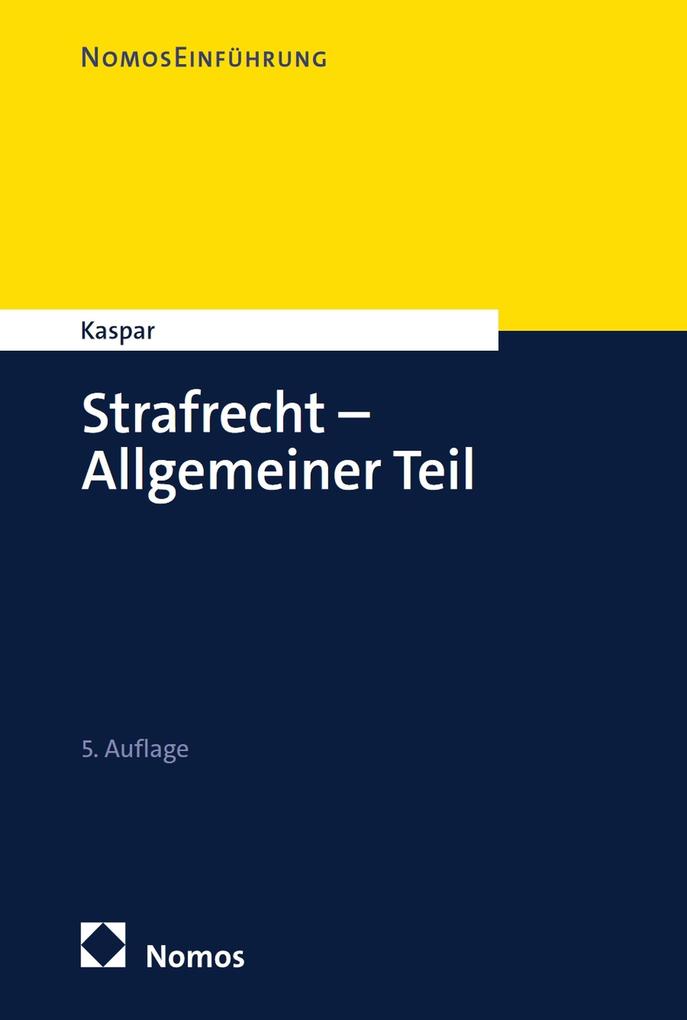 Produktbild: Strafrecht - Allgemeiner Teil | Johannes Kaspar