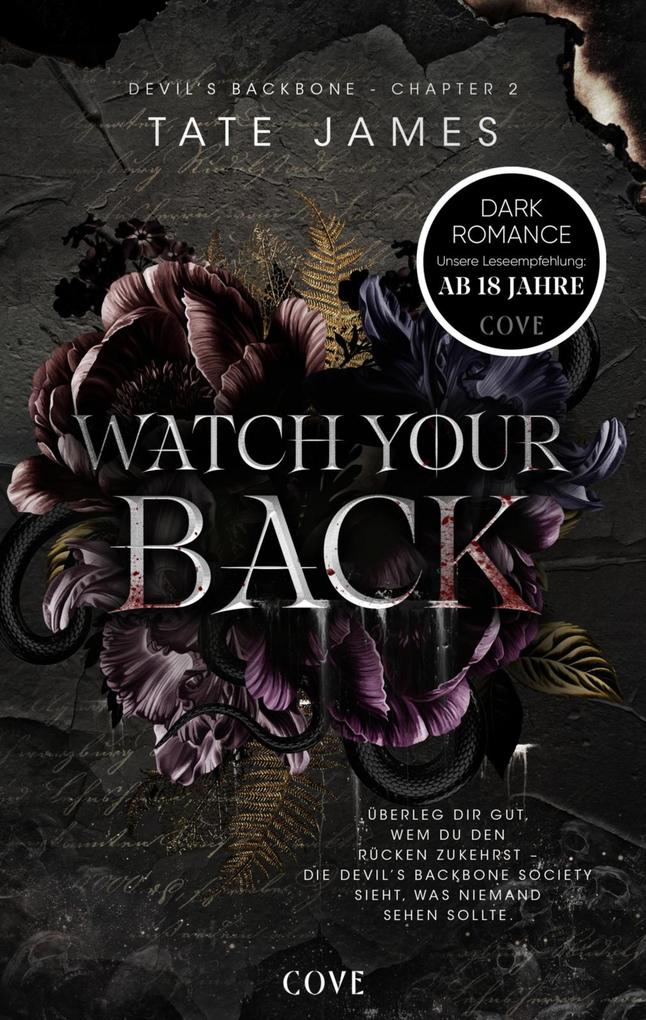 Produktbild: Watch Your Back (Devil's Backbone Society 2) | Tate James