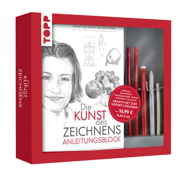 Produktbild: Kreativ-Set Die Kunst des Zeichnens | Frechverlag